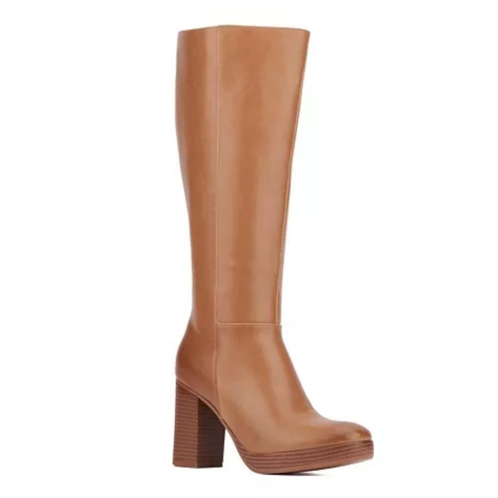 (T-4127)   Womens New York & Company Felicity Tall Boots Sz 8
